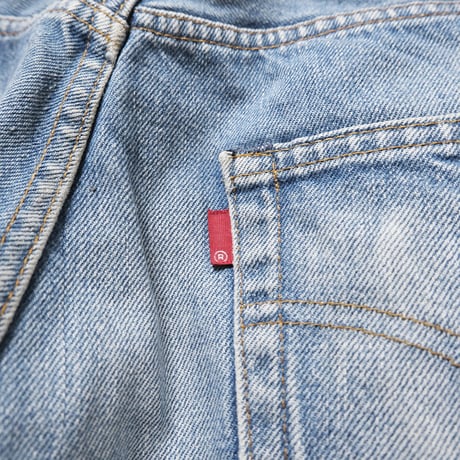 80's Levi's 501 Cut Off Denim Pants RED LINE (33) リーバイス カットオフ デニムパンツ 赤耳 (実寸32×26) 1981年