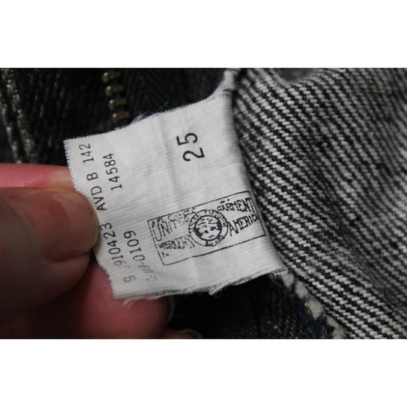 80's Lee 209-0109 Black Denim Pants (36×30) リー