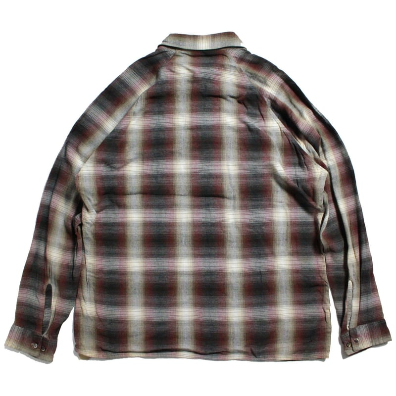 70's BARACUTA by VAN HEUSEN OMBRE PLAID PULLOV 70's BARACUTA by VAN HEUSEN OMBRE PLAID PULLOV