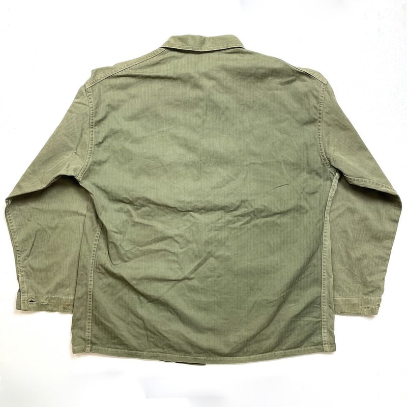 40's WWⅡ USMC P-41 HBT Jacket (about 44) ヘリンボーン 40's WWⅡ USMC P-41 HBT Jacket (about 44) ヘリンボーン
