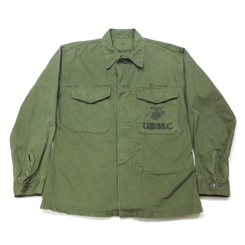 VTG 50s USMC P-53 コットン ヘリンボーン JKT レア 34 50's VTG 50s USMC P-53 コットン ヘリンボーン JKT レア 34 50's