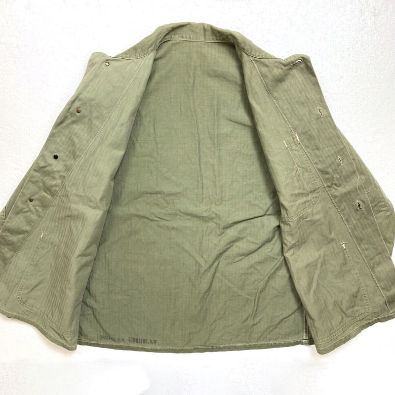 40's WWⅡ USMC P-41 HBT Jacket (about 44) ヘリンボーン