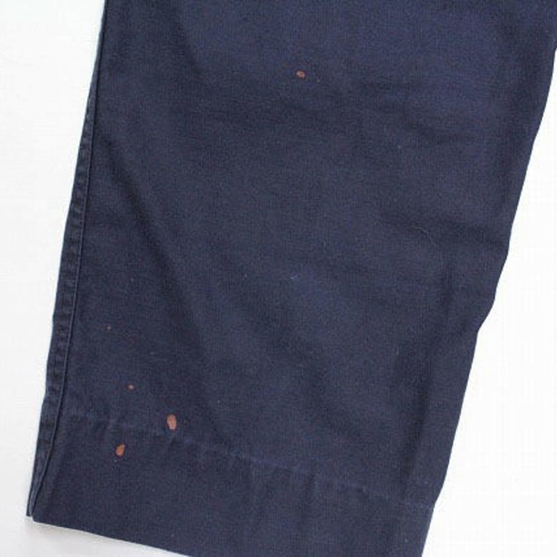 1971 U.S.NAVY TROUSERS,UTILITY,DARK BLUE (33R)