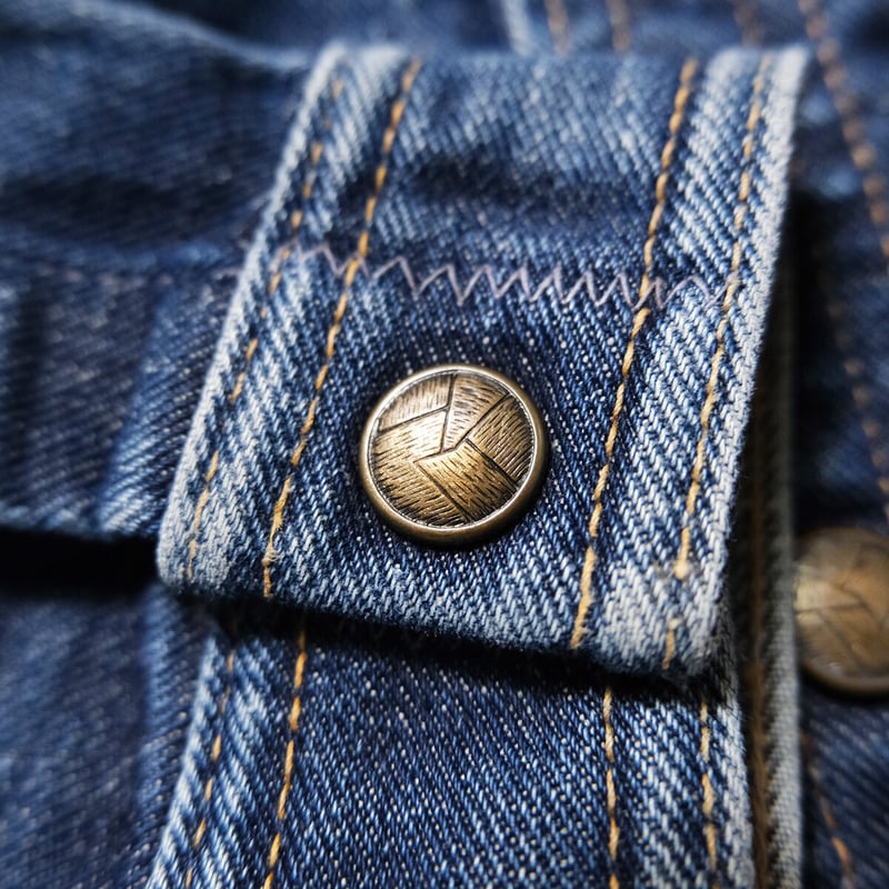 J*6様 ロッキーマウンテン インディゴ ジャケット42 日本製 MADE IN JAPAN ユーティリティトラッカージャケット ライトインディゴ