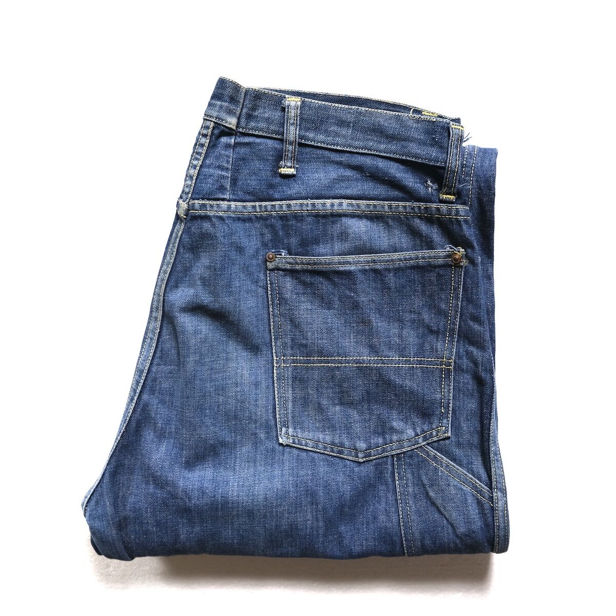 60's CAN'T BUST EM 77 Denim Rogger Pants (about