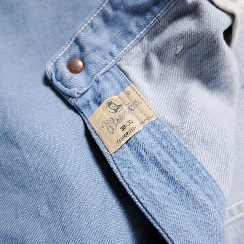60's Wrangler 22MWZ Denim Pants (38x33) ラングラー サ