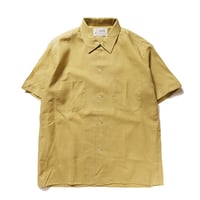 NOS 60's 70's Manhattan Poly Rayon S/S Shirts (15 M 15 1/2) デッドストック マンハッタン ポリ レーヨン オープンカラー シャツ