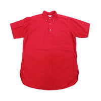 60's gant Pullover Oxford B.D.Shirts (15) ガント プルオーバー 3点留め オックスフォード ボタンダウンシャツ  マチ付き 赤