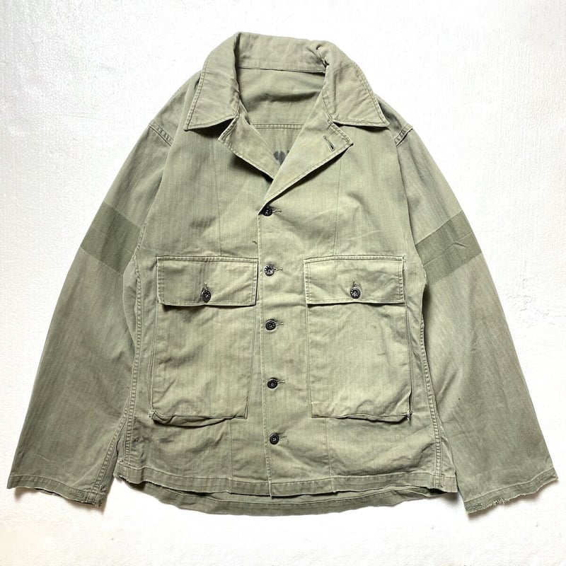 WAREHOUSE USN ヘリンボーン ユーティリティージャケット 2143