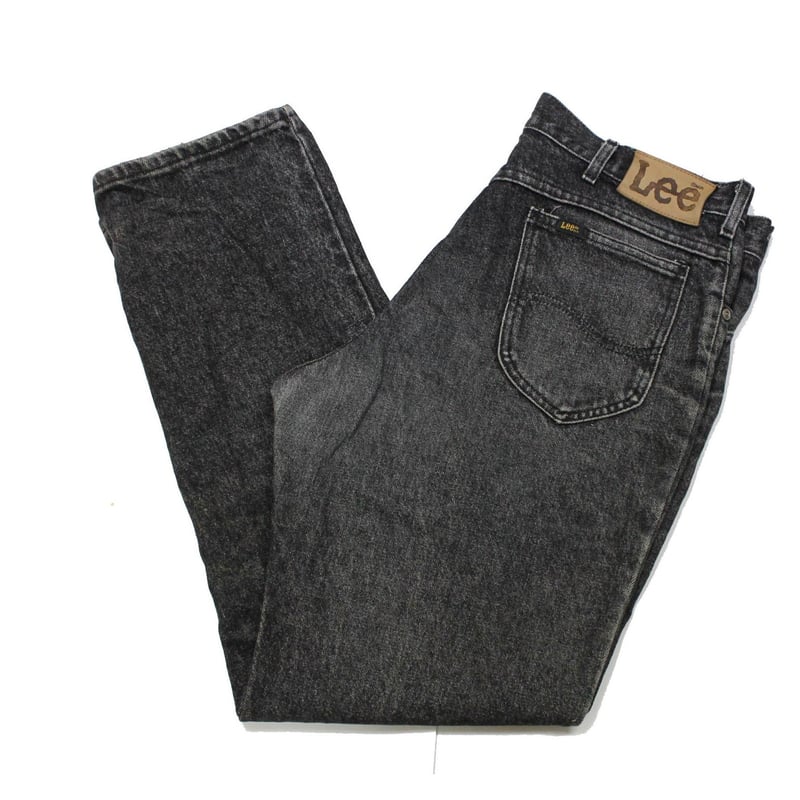 80's Lee 209-0109 Black Denim Pants (36×30) リー