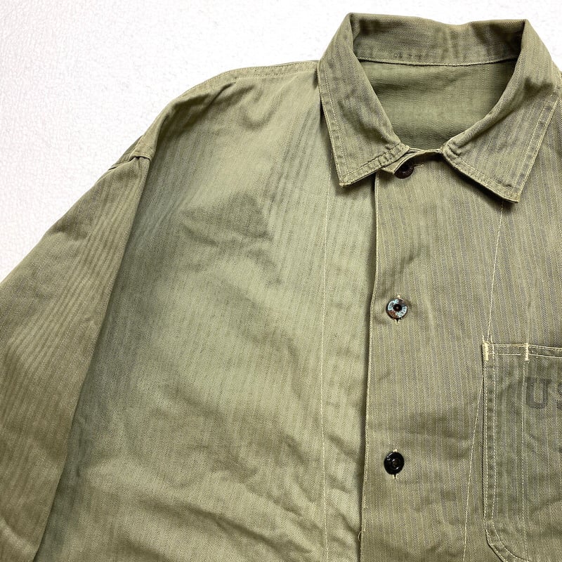 40's WWⅡ USMC P-41 HBT Jacket (about 44) ヘリンボーン 40's WWⅡ USMC P-41 HBT Jacket (about 44) ヘリンボーン