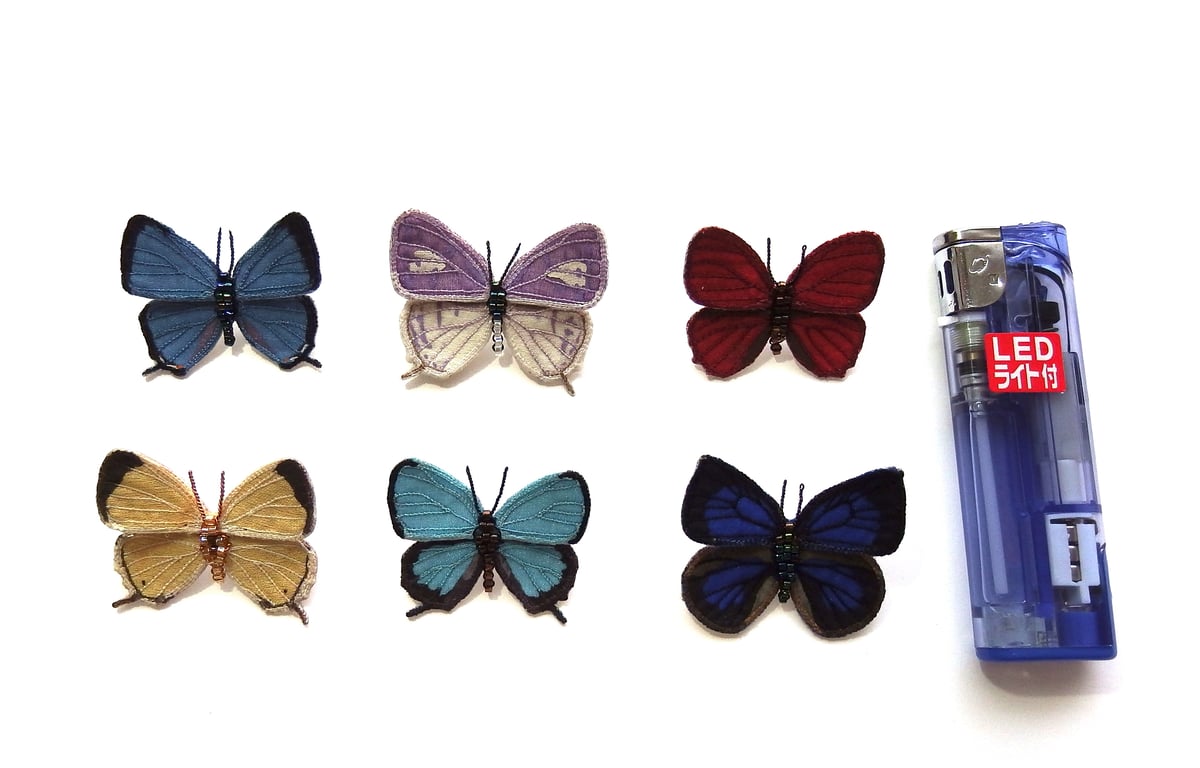 マレーホウセキシジミタテハ（ブローチ） | BLISS TOKYO