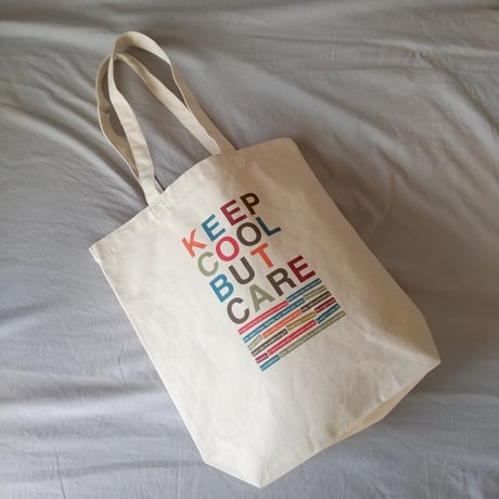 DONATION（寄付5,000円）→KEEP COOL BUT CAREトートバッグ（ナチュラル）