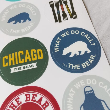 DONATION（寄付1,500円）→円形ステッカー CHICAGOLAND