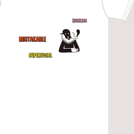 T-SHIRT A : art by 西村ツチカ  / designed by 西村浩平（DIGAWEL）