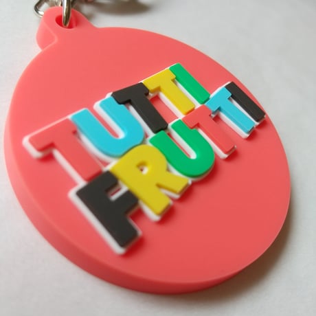 DONATION（寄付3,000円）→キーホルダー：TUTTI FRUTTI（オレンジ）