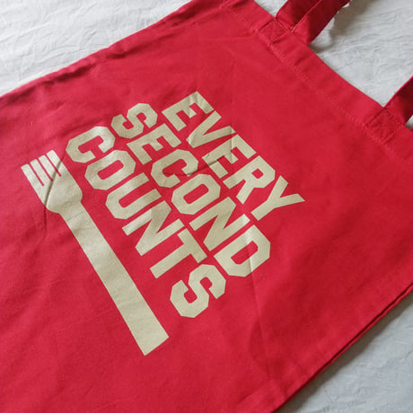 DONATION（寄付5,500円）→EVERY SECOND COUNTSトートバッグ（クラシックレッド）