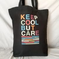 DONATION（寄付6,000円）→KEEP COOL BUT CAREトートバッグ（ブラック）
