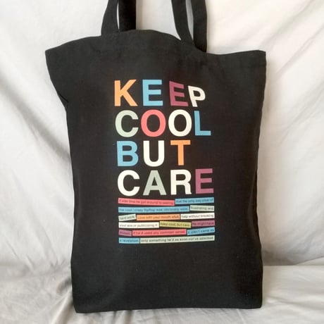 DONATION（寄付6,000円）→KEEP COOL BUT CAREトートバッグ（ブラック）