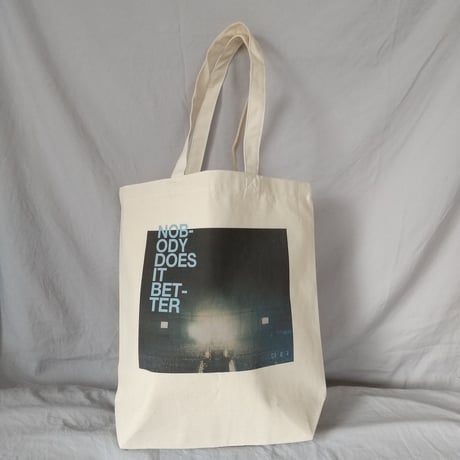 DONATION（寄付5,000円）→トートバッグ：NOBODY DOES IT BETTER（ライトブルー）