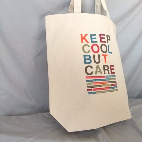 DONATION（寄付5,000円）→KEEP COOL BUT CAREトートバッグ（ナチュラル）