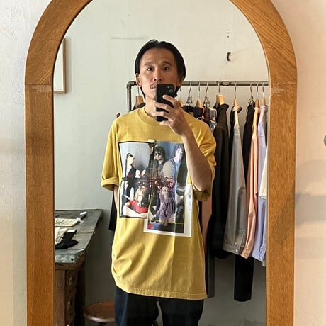 Maybe not tonight T-shirt（マスタード）: photo by ジョディ浅野