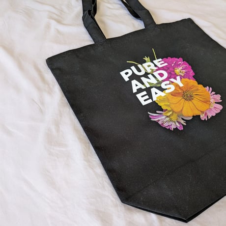 DONATION（寄付5,000円）→PURE AND EASY トートバッグ（ブラック）