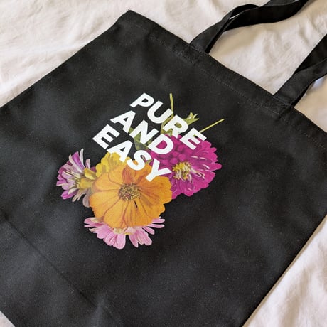 DONATION（寄付5,000円）→PURE AND EASY トートバッグ（ブラック）