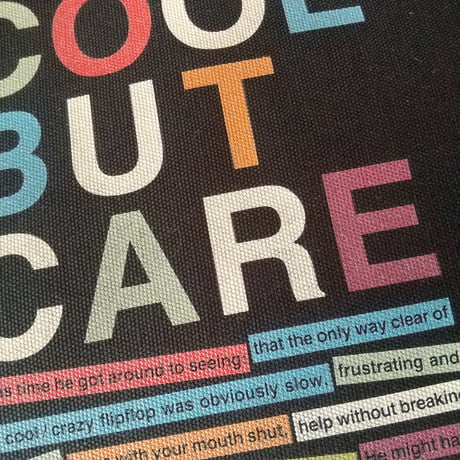 DONATION（寄付6,000円）→KEEP COOL BUT CAREトートバッグ（ブラック）