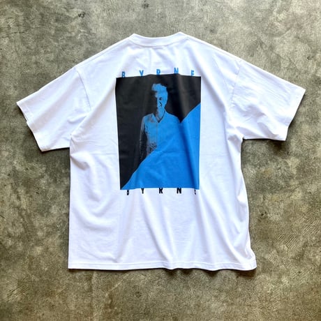 SING MY T-SHIRT（ブルー×ブラック）: photo by 真田敬介