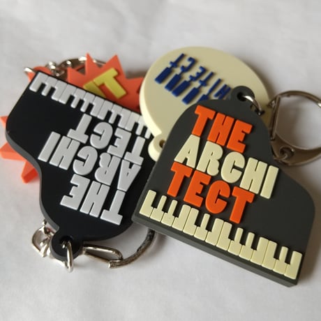 DONATION（寄付3,000円）→キーホルダー：THE ARCHITECT ピアノ（オレンジ）