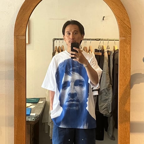 Noel will be there with U T-shirt A（ブルー）: photo by 三田正明