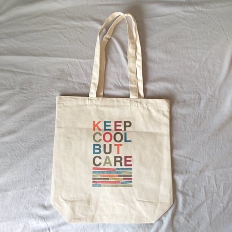 DONATION（寄付5,000円）→KEEP COOL BUT CAREトートバッグ（ナチュラル）