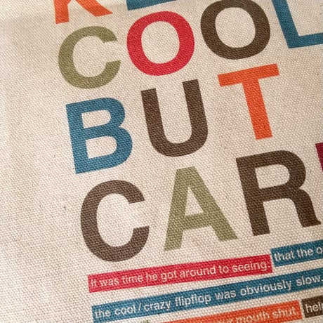 DONATION（寄付5,000円）→KEEP COOL BUT CAREトートバッグ（ナチュラル）