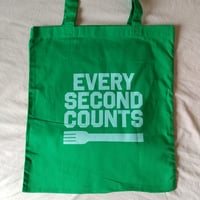 DONATION（寄付5,500円）→EVERY SECOND COUNTSトートバッグ（ケリーグリーン）