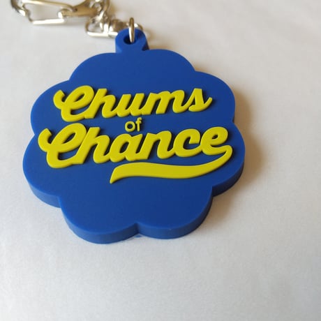 DONATION（寄付3,000円）→キーホルダー：Chums of CHANCE（ネイビー×イエロー）