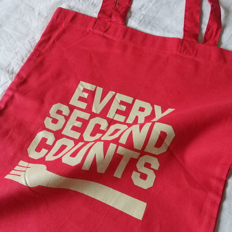 DONATION（寄付5,500円）→EVERY SECOND COUNTSトートバッグ（クラシックレッド）