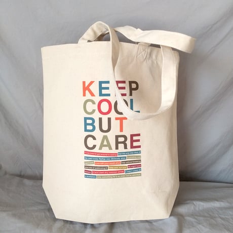 DONATION（寄付5,000円）→KEEP COOL BUT CAREトートバッグ（ナチュラル）