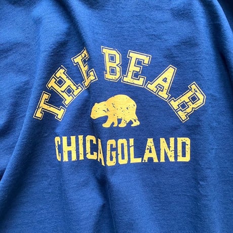 CHICAGOLAND T-shirt（ミッドナイトネイビー×マスタード）