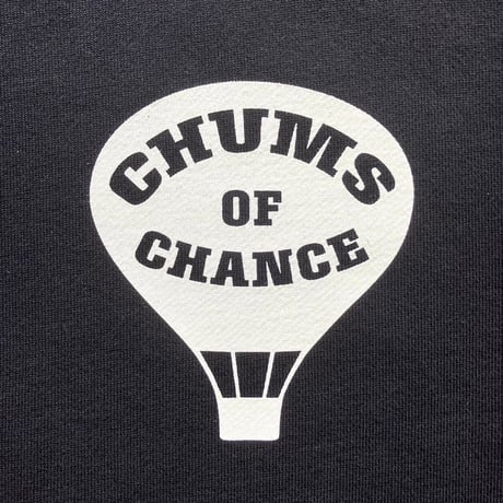 Chums of CHANCE（ネイビー）ラグランスリーブ クルーネック スウェット
