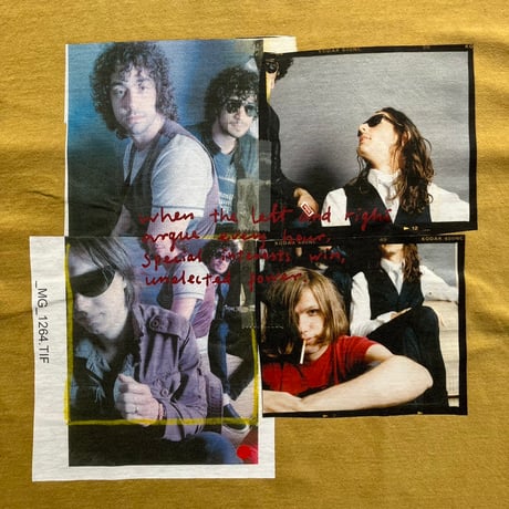 Maybe not tonight T-shirt（マスタード）: photo by ジョディ浅野