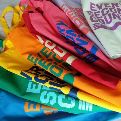 DONATION（寄付5,500円）→EVERY SECOND COUNTSトートバッグ（オレンジ）