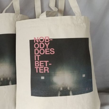 DONATION（寄付5,000円）→トートバッグ：NOBODY DOES IT BETTER （ピンク）