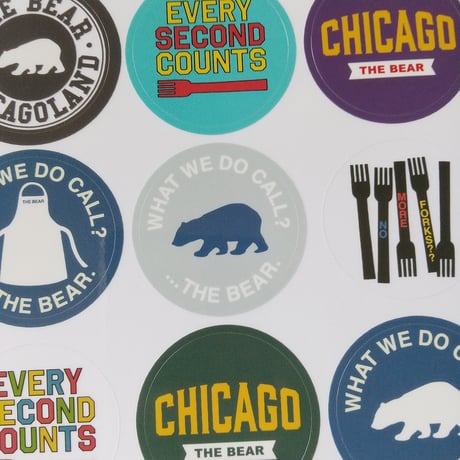 DONATION（寄付1,500円）→円形ステッカー CHICAGOLAND