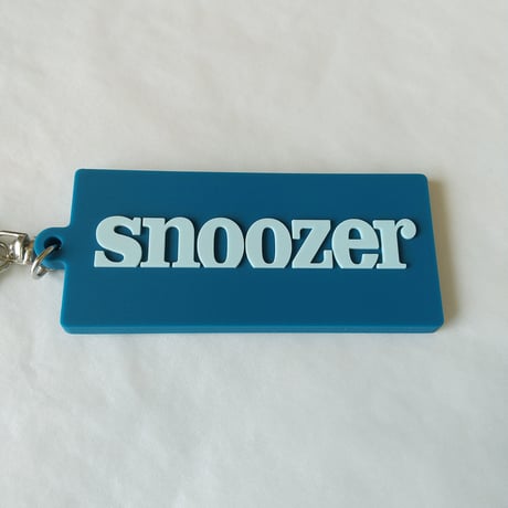 DONATION (寄付3,000円)→キーホルダー：SNOOZER（スカイブルー×マリンブルー）