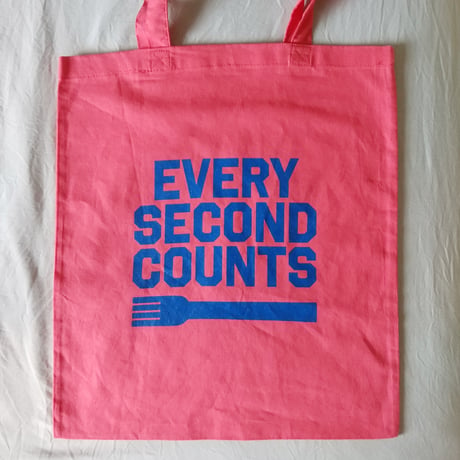 DONATION（寄付5,500円）→EVERY SECOND COUNTSトートバッグ（ラズベリーピンク）