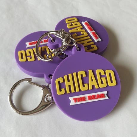 DONATION（寄付3,000円）→キーホルダー CHICAGO（モーブ）