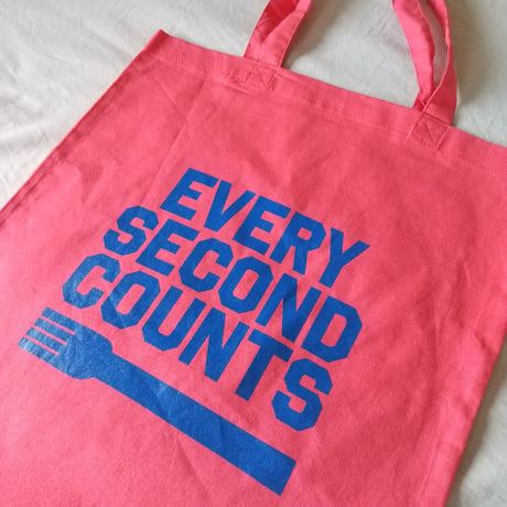 DONATION（寄付5,500円）→EVERY SECOND COUNTSトートバッグ（ラズベリーピンク）