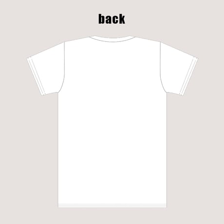 T-SHIRT A : art by 西村ツチカ  / designed by 西村浩平（DIGAWEL）