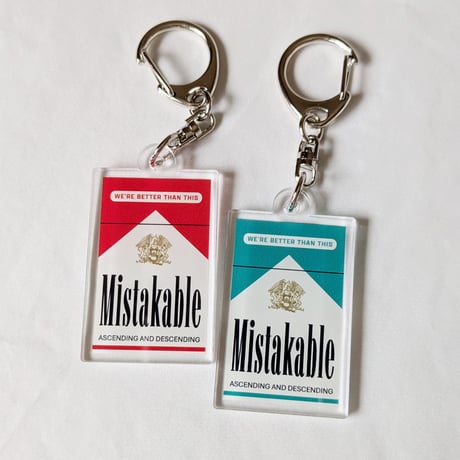 DONATION（寄付2,000円）→アクリルキーホルダー：MISTAKABLE（グリーン）